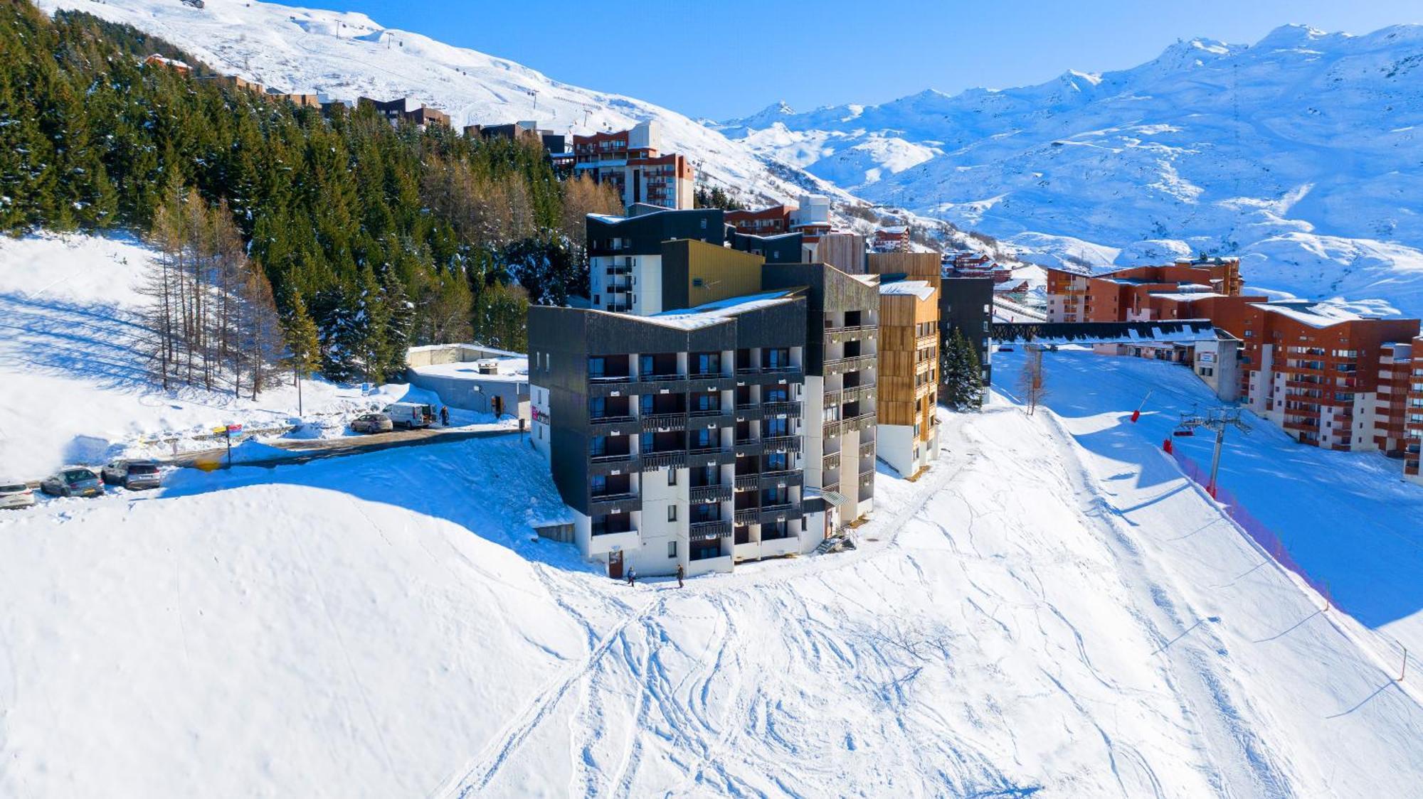 Azureva Les Menuires Aparthotel Saint-Martin-de-Belleville Exterior foto