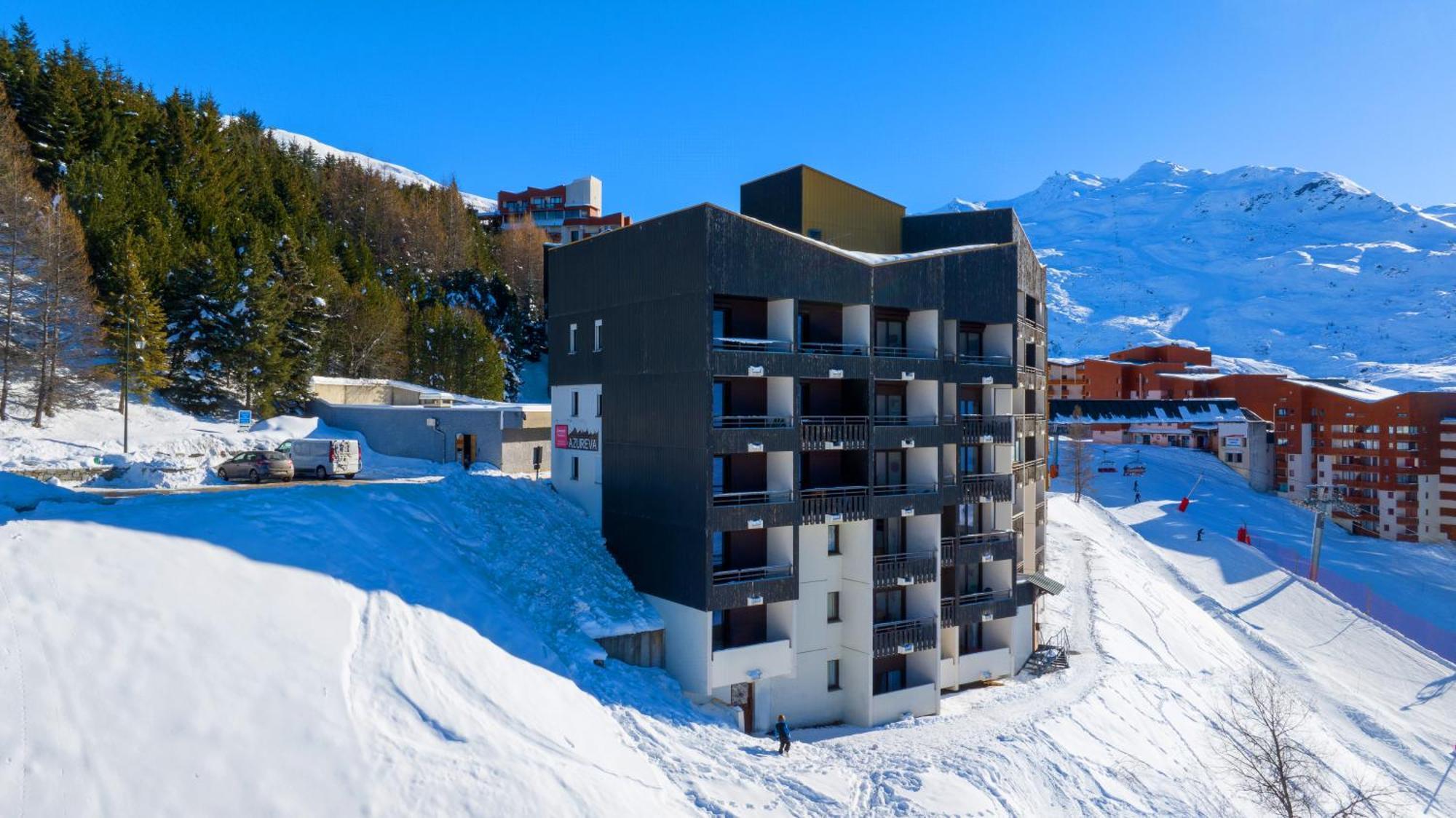 Azureva Les Menuires Aparthotel Saint-Martin-de-Belleville Exterior foto